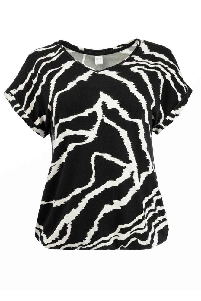NOX P SS BLACK ZIG ZAG TRICOT 25S4 X1830 01 900 black